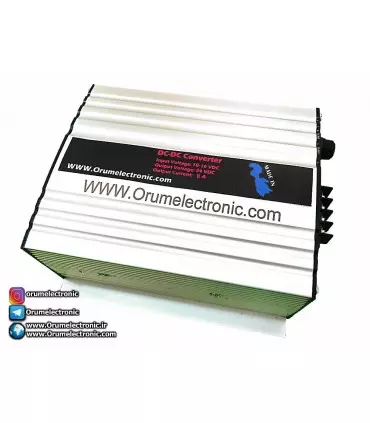 مبدل 12 به 24 ولت ایزوله 8 آمپر