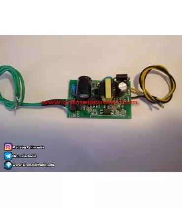 منبع تغذیه سوئیچینگ ۱۵ ولت ۲۲۰ میلی آمپر